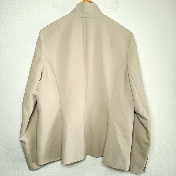 Rag & Bone Slade Beige Blazer Size 12 Tailored Neutral Classic Workwear - Picture 10 of 13